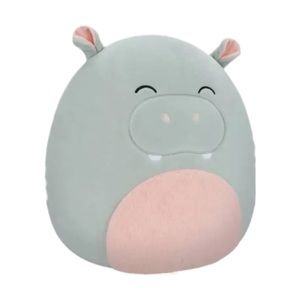 Squishmallows Harrison The Hippo 16" Gray Kellytoy Plush HTF RARE NWT
